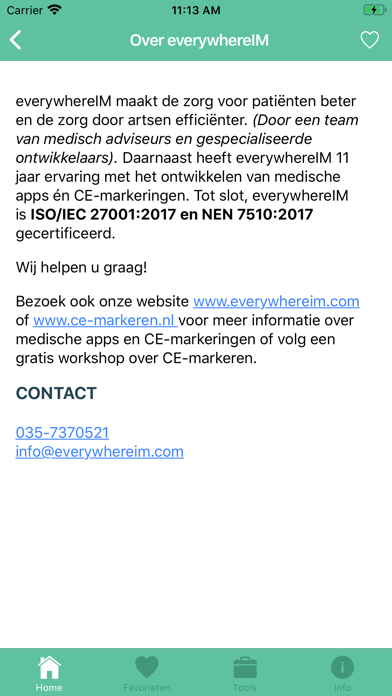 CE-markeren Screenshot