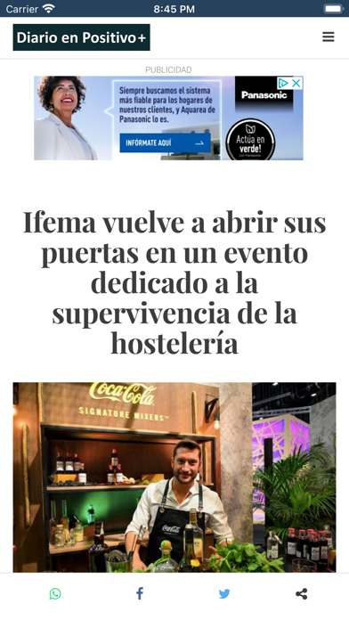 Diario en Positivo+ Screenshot