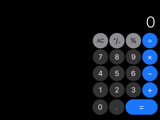 Calculator - for iPad. iPad screenshot 4 - Productivity app