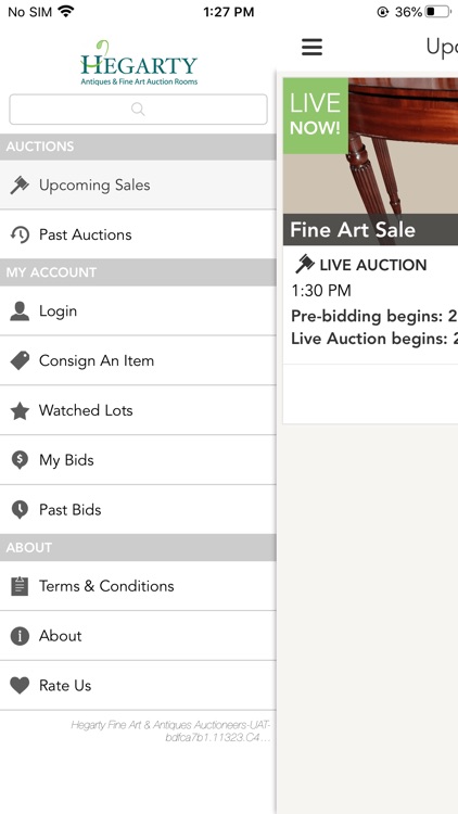 Hegarty Live Auctions screenshot-3