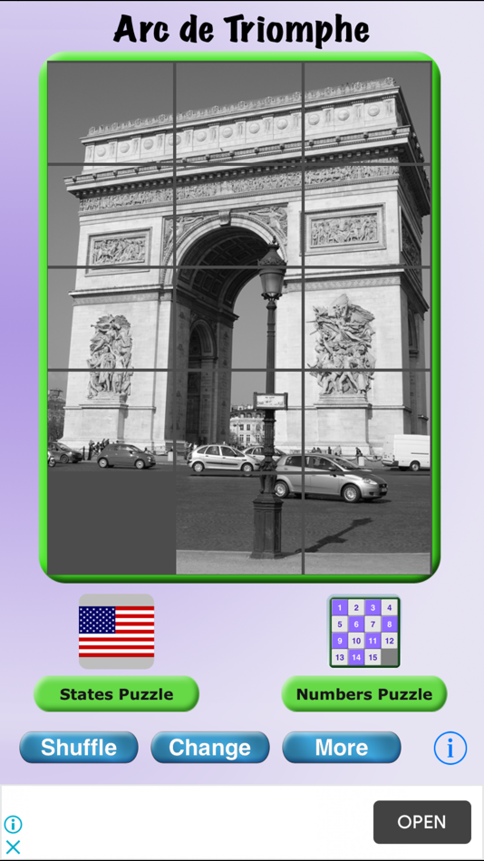 #4. Eiffel Puzzle (iOS) Podle: Daniel Rossler