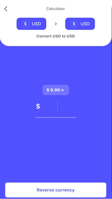 Exchange Rate Calculator Screenshot 3 - AppWisp.com