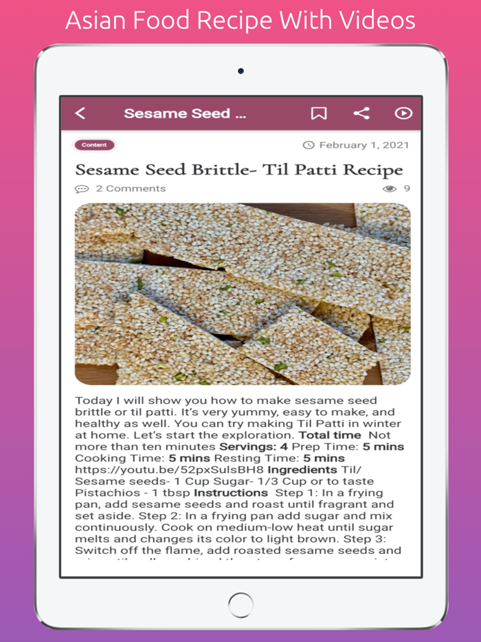 Asian Recipes Bangla Food