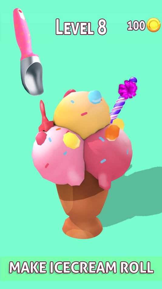 #1. Yes, Ice Cream - Please Roll (iOS) 由: Hanh Dao Duc