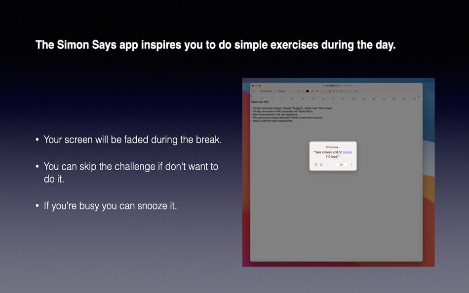 Active Breaks - Quick Workouts - 3.3.6 - (macOS)