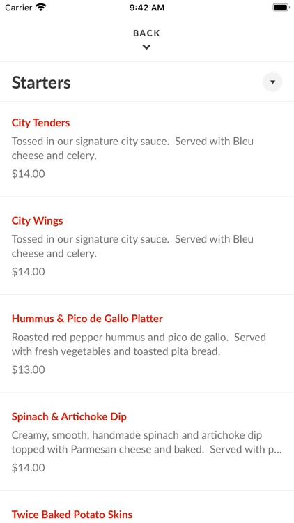 City Streets Restaurant