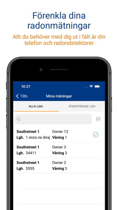 Eurofins Radon Screenshot