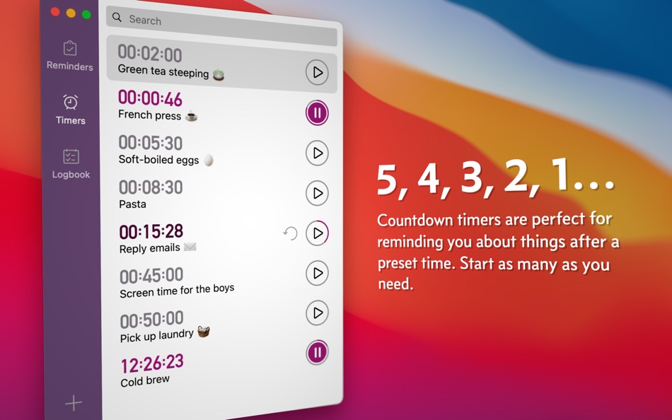 #4. Due — Reminders & Timers (macOS) Av: Due Apps LLP