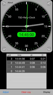 tsd rally clock iphone screenshot 1