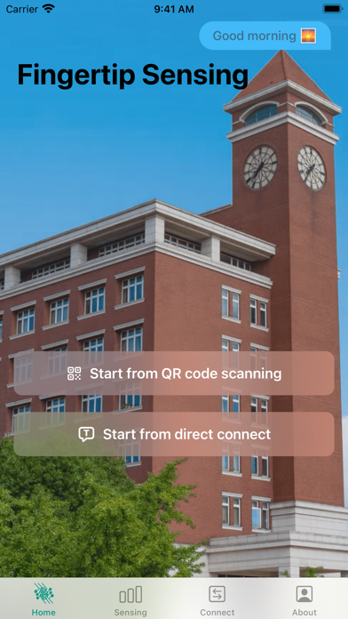 Fingertip Sensing Screenshot