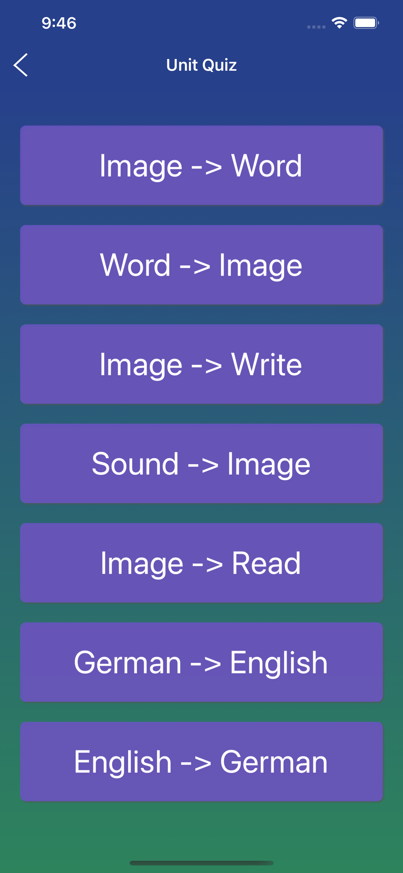 German Word Flashcards Learn screenshot 5