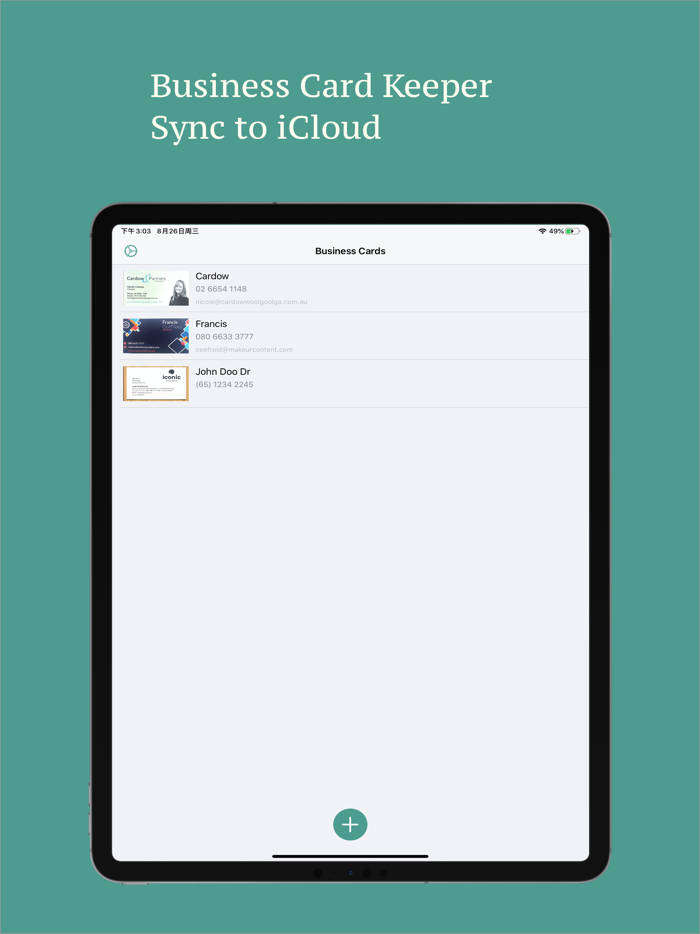 Card Scan - Scan business card