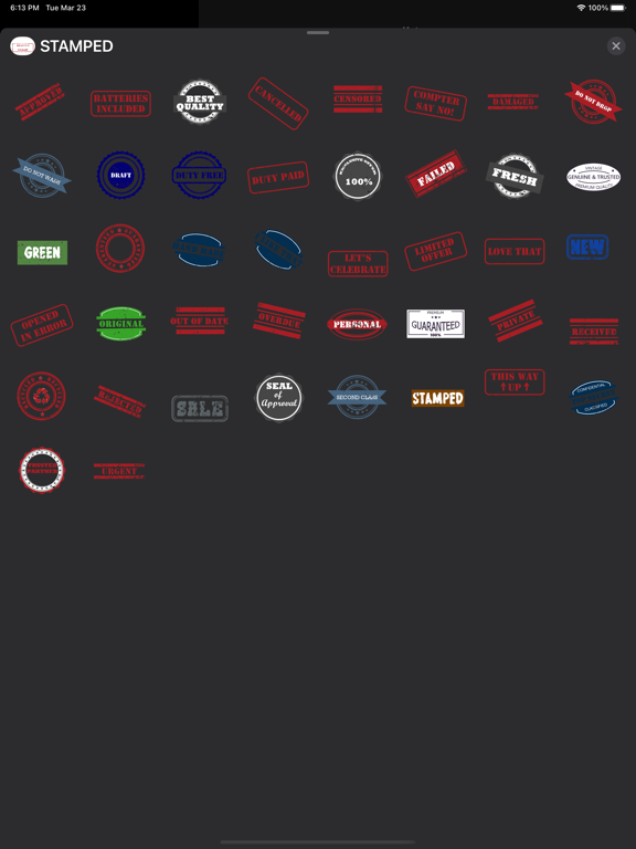 Screenshot #5 pour STAMPED Sticker Pack