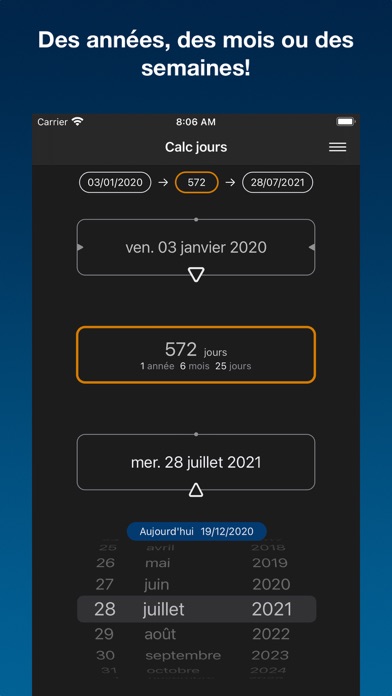 Screenshot #2 pour Calc jours