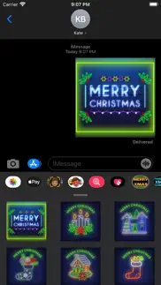 neon merry christmas stickers problems & solutions and troubleshooting guide - 3