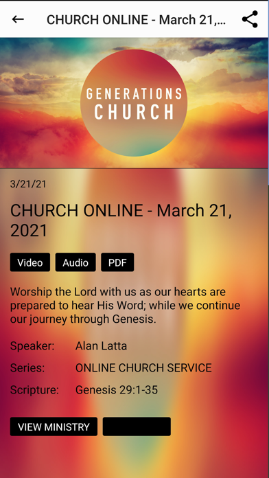 Generations Church of Granbury Screenshot
