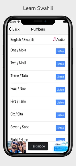 Game screenshot Learn Swahili Language apk