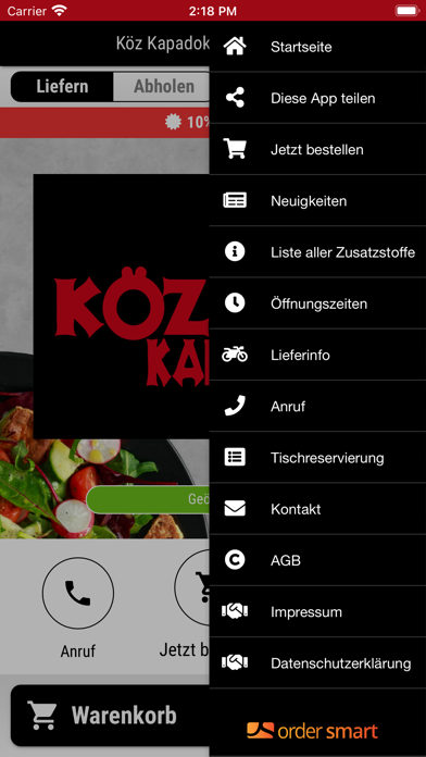 Köz Kapadokya Restaurant Screenshot
