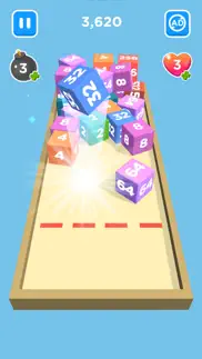 2048 chain cube 3d: merge game iphone screenshot 4