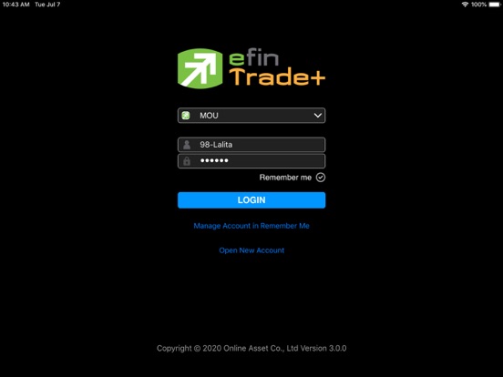 Screenshot #4 pour efin Trade Plus HD