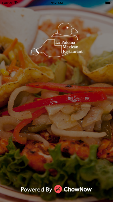 La Paloma Mexican Restaurant Screenshot