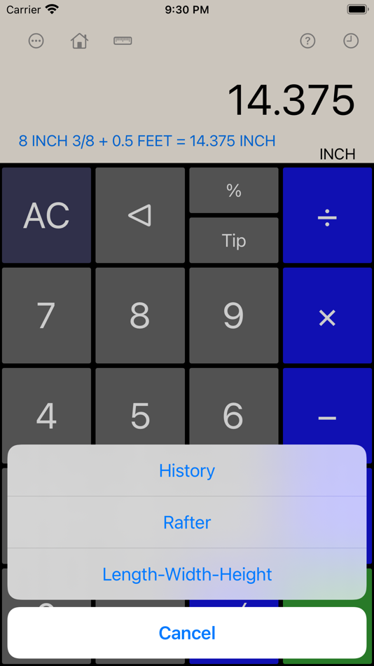 #7. Construction Calculator++ (iOS) 由: Dogahe