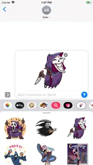 grim reaper emojis iphone screenshot 1