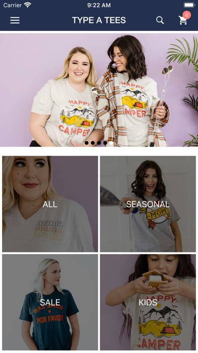 TYPE A TEES Screenshot