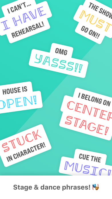 Broadway Stickers for iMessage Screenshot
