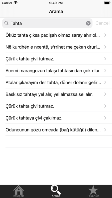 Söz Bankası Screenshot