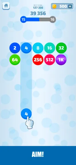 Game screenshot Merge Dots IQ - match numbers apk