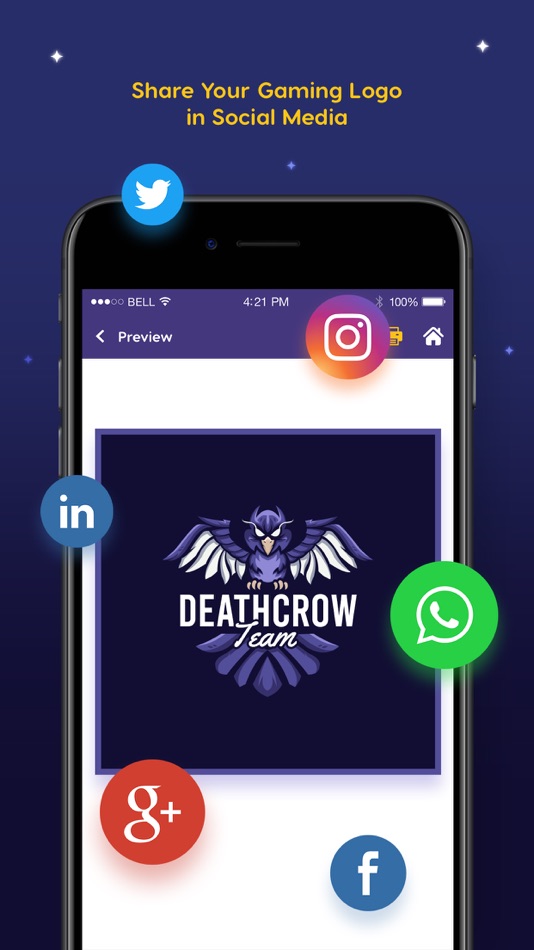 #7. Logo Esport Maker - Logo Maker (iOS) Av: Hiteshkumar Hihoriya