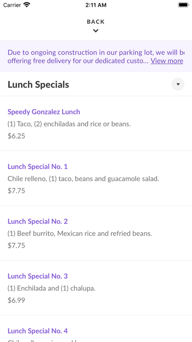 El Agave Mexican Restaurant Screenshot