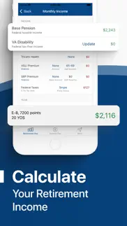 military money: pay & pension iphone screenshot 2