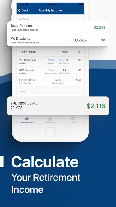 Military Money: Pay & Pension Screenshot