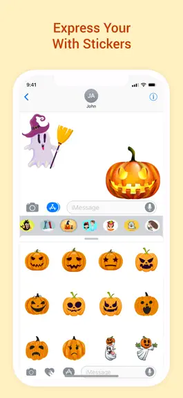 Game screenshot Animated Halloween Stickers! hack
