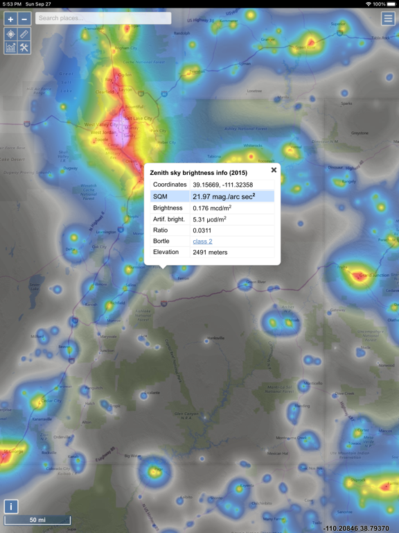 Light Pollution Mapのおすすめ画像2