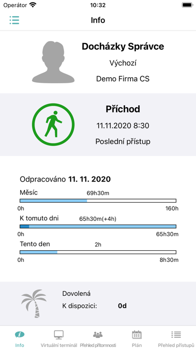 BezvaDocházka Screenshot
