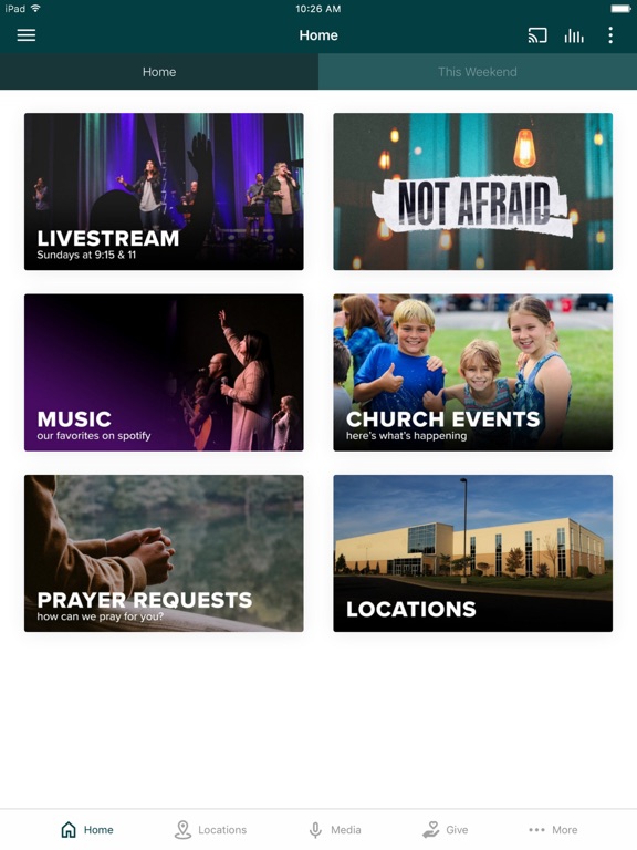 Crossroads On 23 iPad screenshot 1 - Lifestyle app