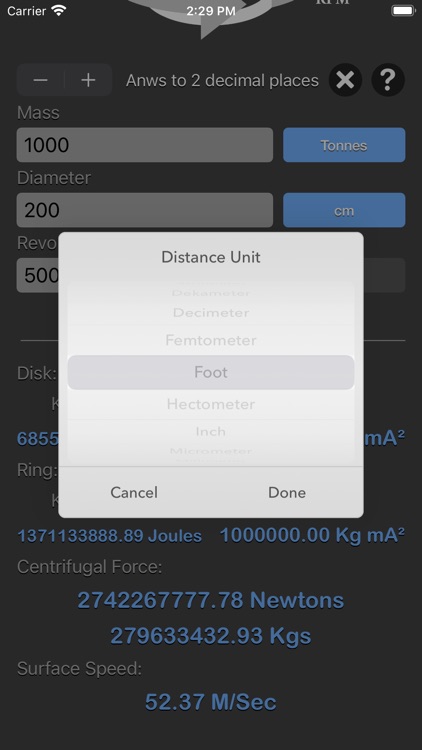 Flywheel Energy Calculator screenshot-5