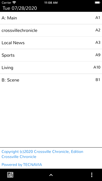 Crossville Chronicle Screenshot