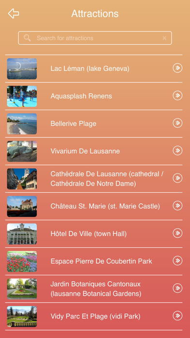 Lausanne Tourism Screenshot