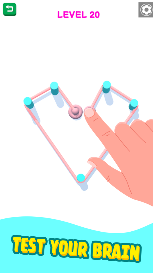 #6. Color Rope Puzzle: Roll Around (iOS) 由: Phan Thi Tra
