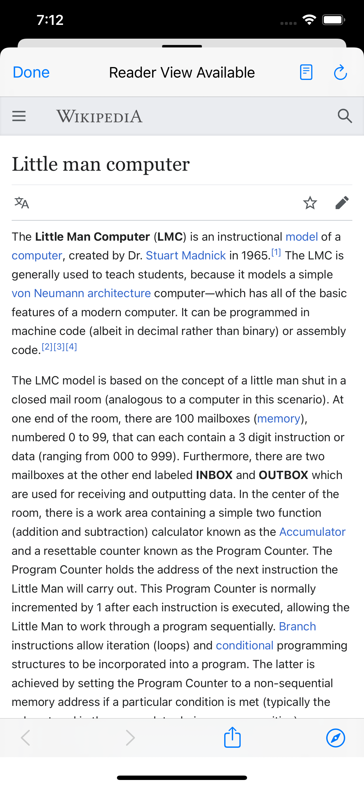 Little Man Computer