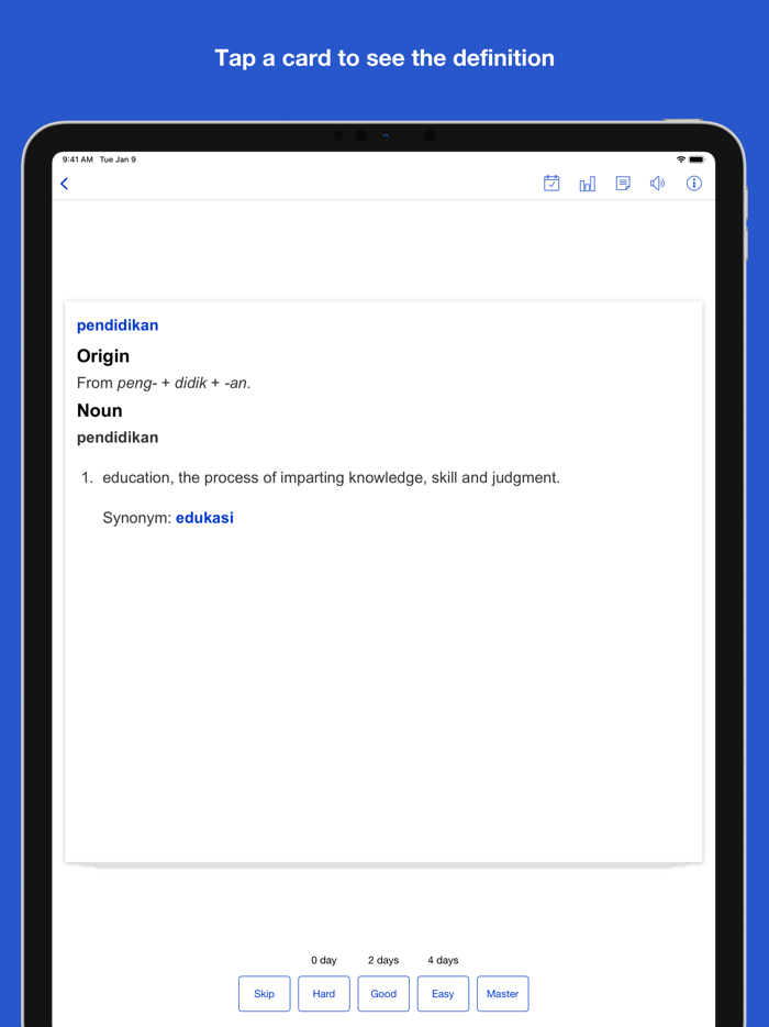 Indonesian Vocab and Sentences