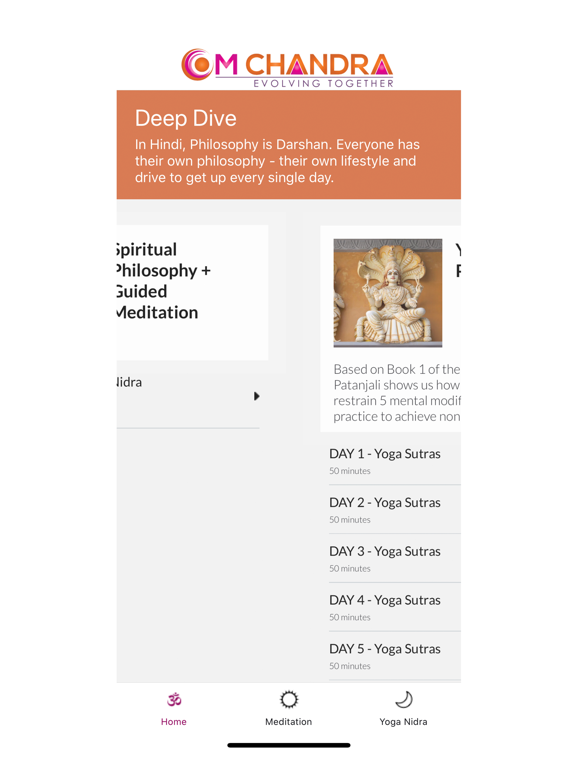 Screenshot #4 pour Om Chandra Meditations