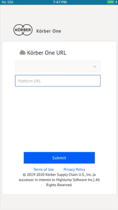 K?rber One Mobile Screenshot