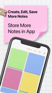 sticky notes widget+ iphone screenshot 3
