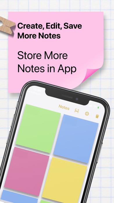 Screenshot #3 pour Sticky Notes Widget+