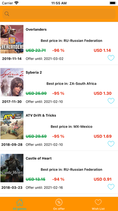 Screenshot #2 pour Switch Games & Prices